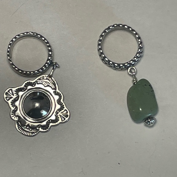 Two Sterling Silver Charms or Pendants - Picture 2 of 6